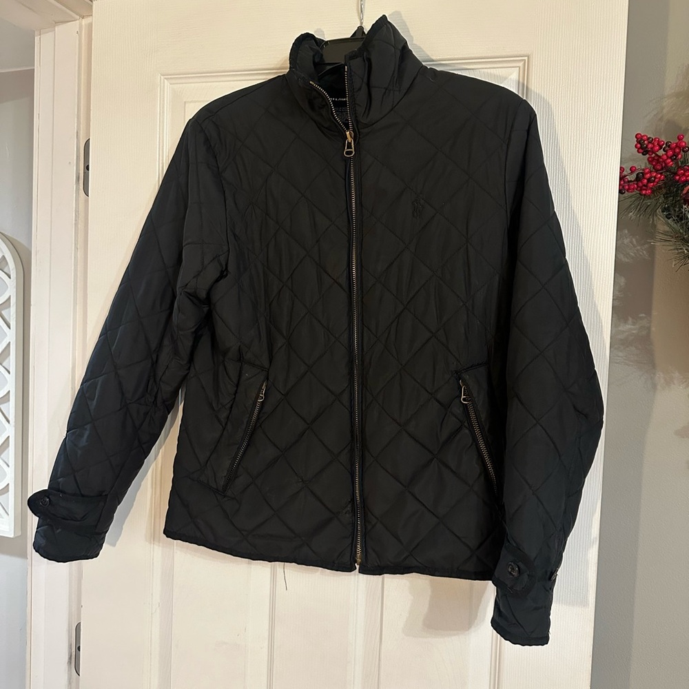 Ralph Lauren Black Quilted Puffer Jacket